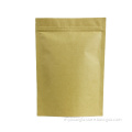 Online shopping kraft paper bag paper kraft bag kraft stand up pouch